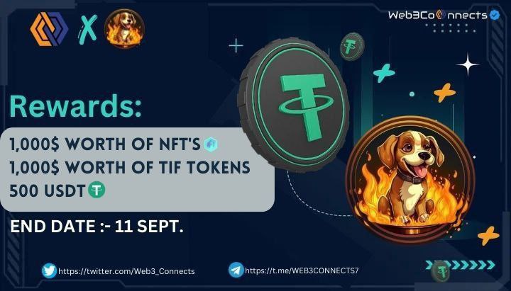 AirdropNinjaPro's tweet photo. New airdrop: TIF MEMECOIN
Reward:  TIF TOKEN ( 1000$ ) + NFTS ( 1000$ ) + 500 USDT 
Distribution: 2 weeks After End

🔗Airdrop Link: https://t.co/81fnb72fYU

#airdrop
#crypto
#bitcoin
#cryptocurrency
#airdropninjapro
#binance
#blockchain https://t.co/1IR6GG8Cxu