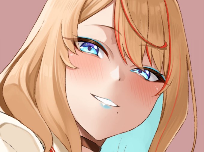 水色のアイシャドウとリップが性癖です 