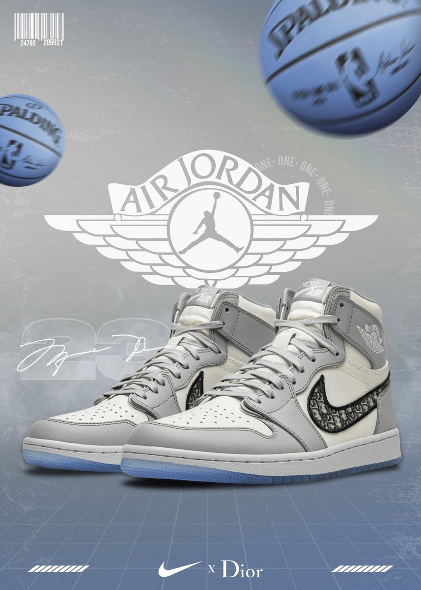 Quentin__hnt's tweet photo. 👟 Un mariage emblématique 👟

Voici ma dernière création, une affiche dédiée à la fusion légendaire entre la Nike Air Jordan 1 et Dior. 

L'alliance parfaite entre streetwear et haute couture.

@Nike @Dior @Jumpman23 https://t.co/eZVlfjnBGR