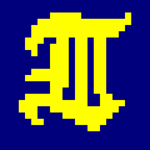 loderunner9882's tweet image. サッカーW杯で世界地図を覚え 
高校野球で日本地図を覚える 
 
仙台育英高校野球部帽子のロゴ 
#ドット絵