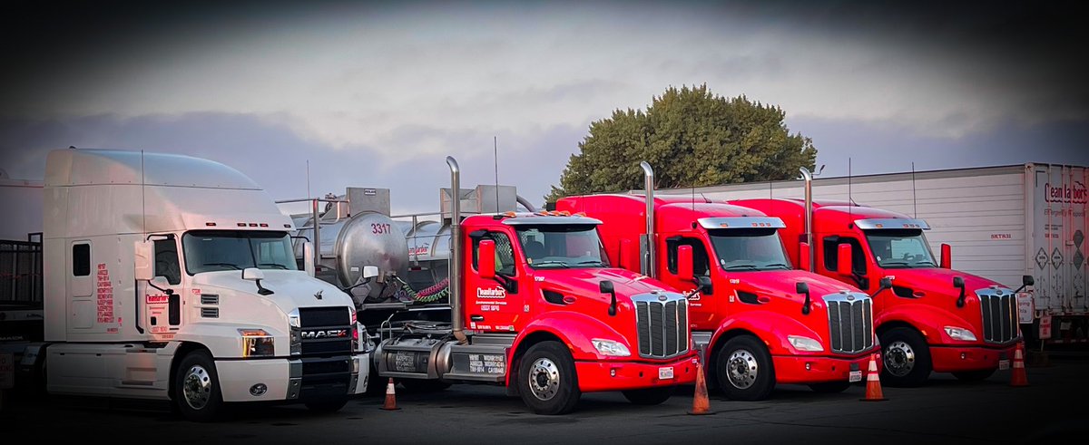 Mr_Tabor's tweet image. A couple of the rigs at my office #CleanHarbors175