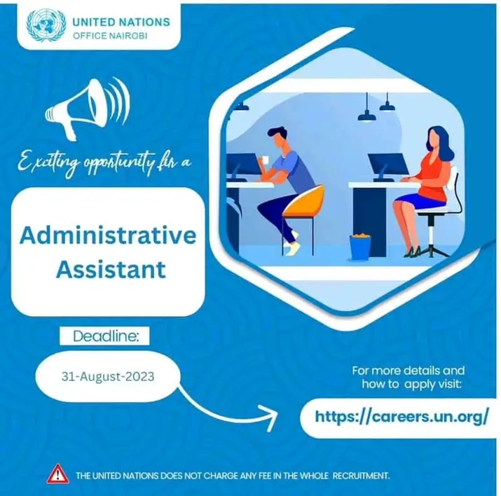 msatomedia's tweet image. United Nations -Office Nairobi
Is Hiring.