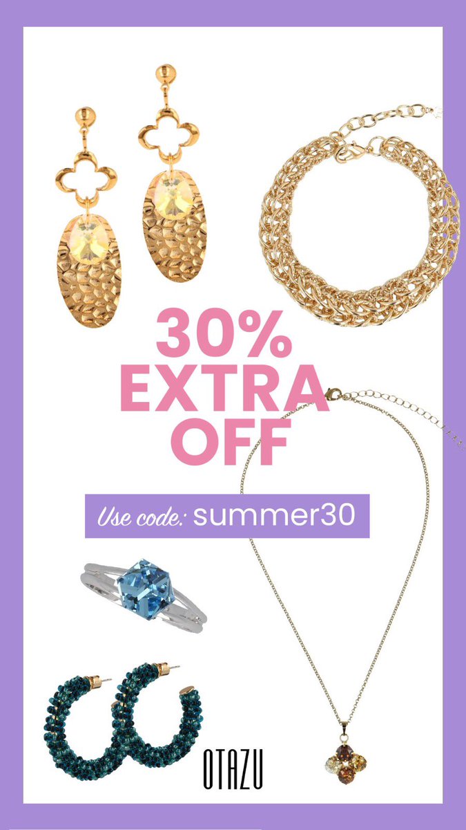 Last days of summer sale! #summersale #jewelry #otazu #handmadejewels #sale