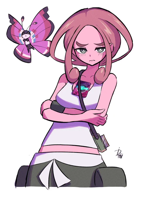 世代別ポケモン図鑑×ジムリーダースズナカミツレビオラ#Pokémon 