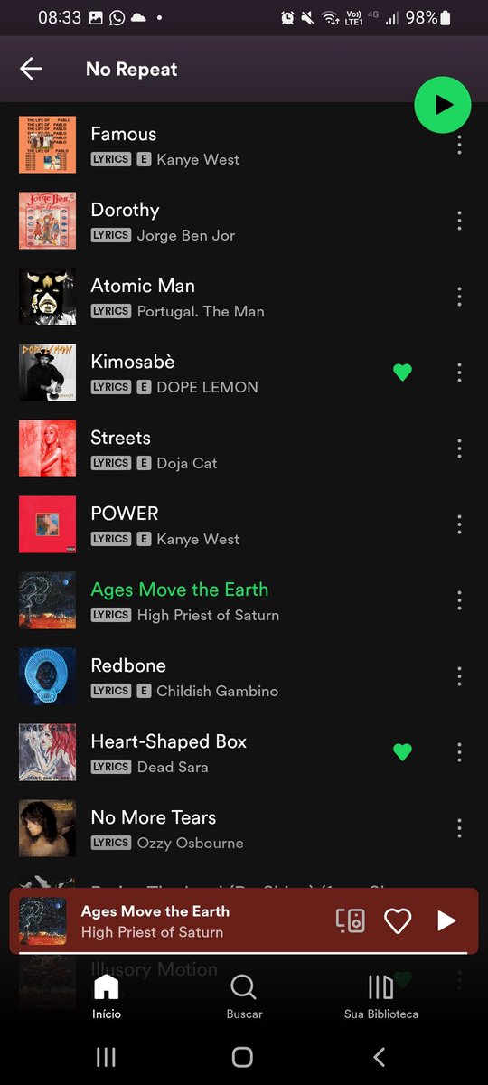 JotinhaPotiguar's tweet photo. 1. Abra o Spotify
2. Pesquise "no repeat"
3. Poste

Taporraaa⛑️⛑️⛑️ https://t.co/rz4gegu7Sp