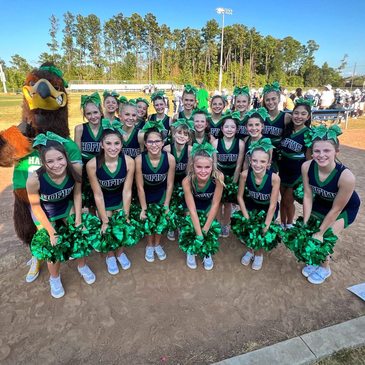Hofius Cheer (@hofiuscheer) on Twitter photo Our first game was a success! 💙Congratulations to both 7th grade teams for bringing home WINS! We cannot wait to cheer on 8th grade at home next week! 💚 <a href="/HofiusKISD/">Hofius Intermediate</a> <a href="/HofiusAthletics/">Hofius Athletics</a> Our first game was a success! 💙Congratulations to both 7th grade teams for bringing home WINS! We cannot wait to cheer on 8th grade at home next week! 💚 <a href="/HofiusKISD/">Hofius Intermediate</a> <a href="/HofiusAthletics/">Hofius Athletics</a>