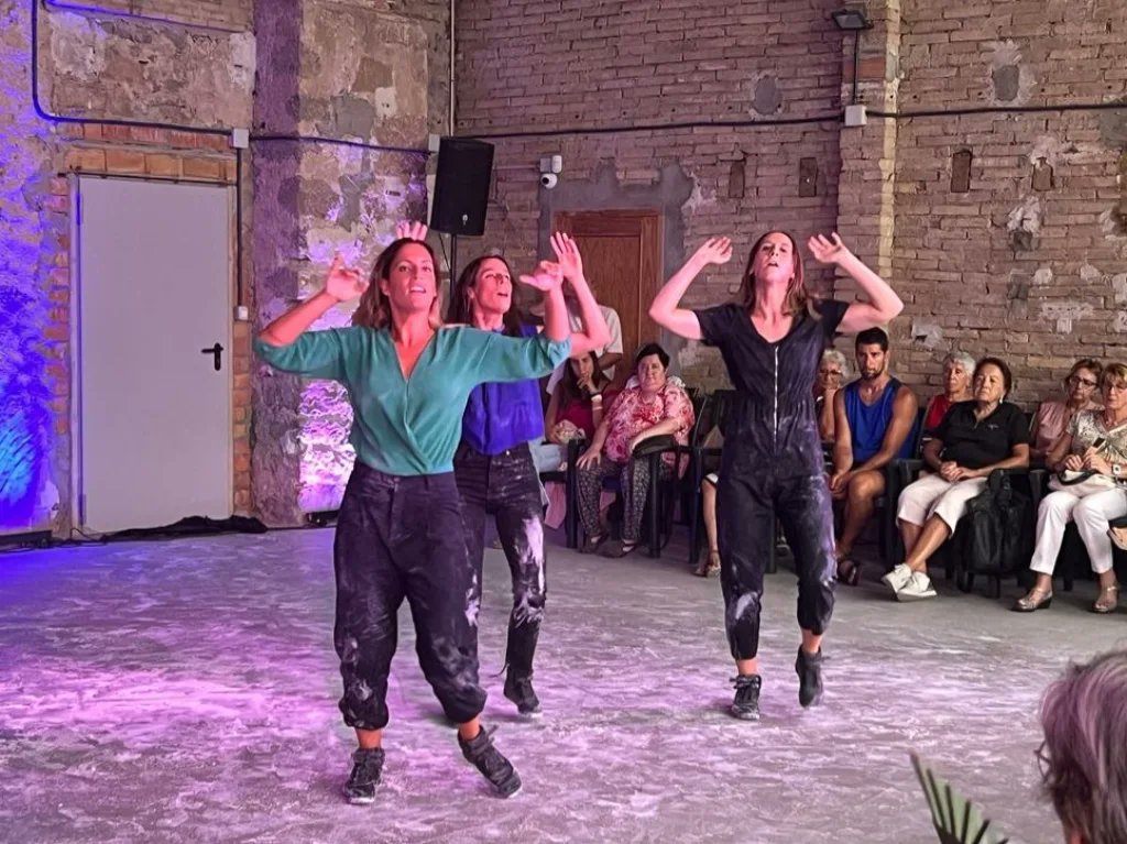 Dissabte vam gaudir de la meravellosa peça de dansa contemporània "J-AhO!, qui està boig, tu o jo?" amb les ballarines  A. Luluaga, C. Gómez i M. Àlvarez I col·loqui posterior amb  la terapeuta i psicologa Meritxell Bernadó,  coordinadora d' Ocell de foc de l'Alt Pirineu i Aran.