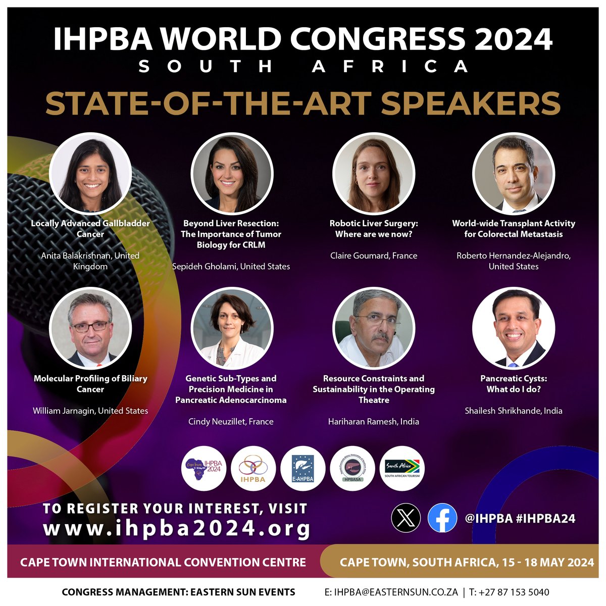 Introducing our exceptional lineup of State-of-the-Art Speakers set to deliver exclusive talks on the latest groundbreaking subjects at #IHPBA24 in Cape Town, 15-18 May 2024. Visit our website ihpba2024.org. Early registration opens on 16th October 2023 @EAHPBA @AHPBA