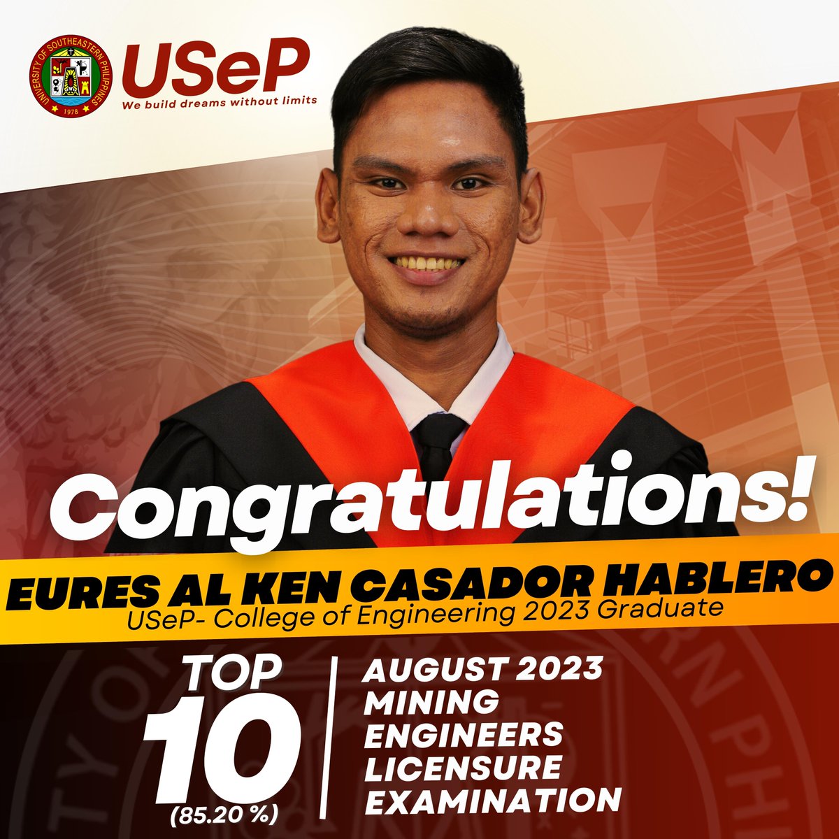 USeP0fficial's tweet photo. Soar high, Agilas!  

#USePExcellence #WeBuildDreamsWithoutLimits #USePCARES #TransformingLivesAndCommunities https://t.co/OQd5AheATg