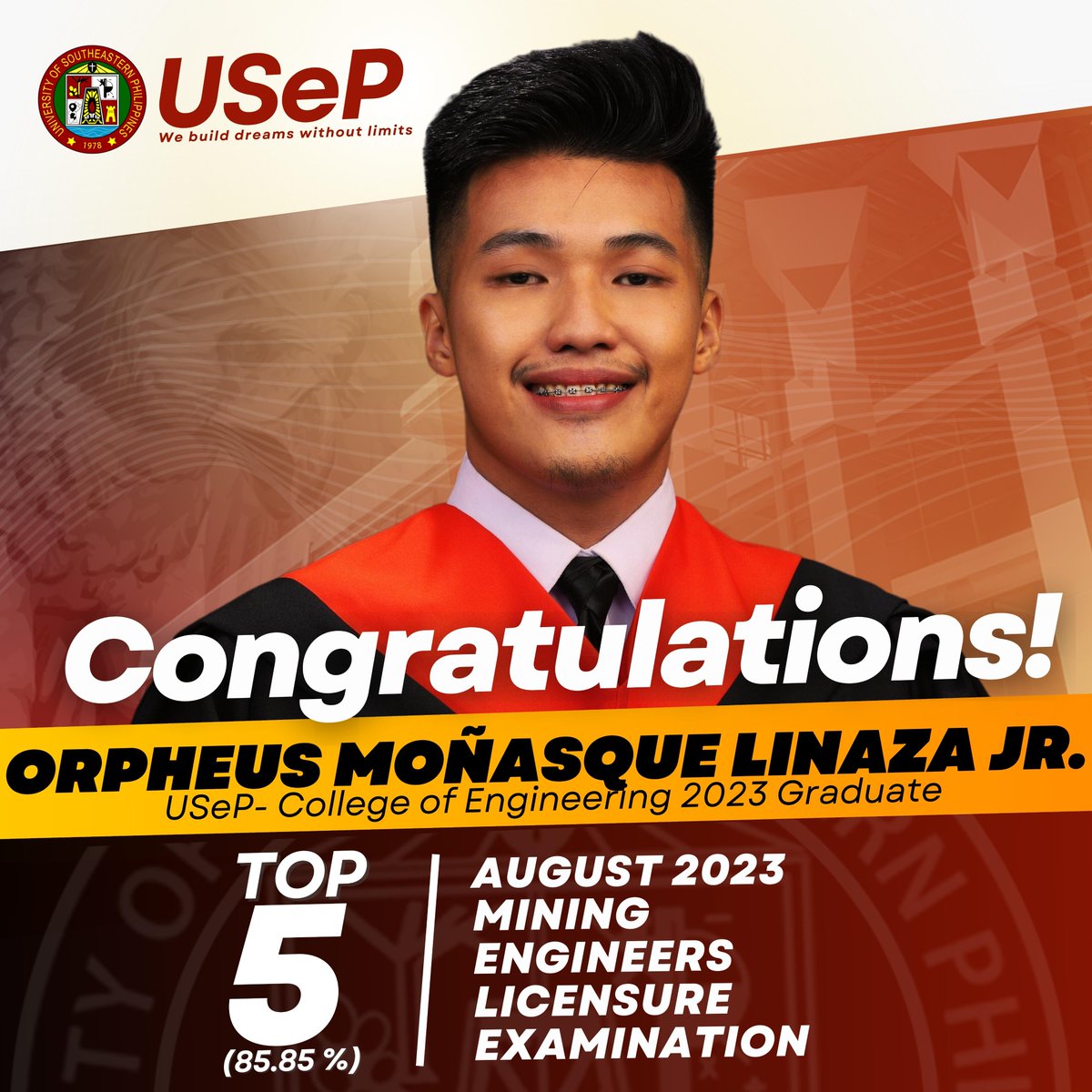 USeP0fficial's tweet photo. Soar high, Agilas!  

#USePExcellence #WeBuildDreamsWithoutLimits #USePCARES #TransformingLivesAndCommunities https://t.co/OQd5AheATg