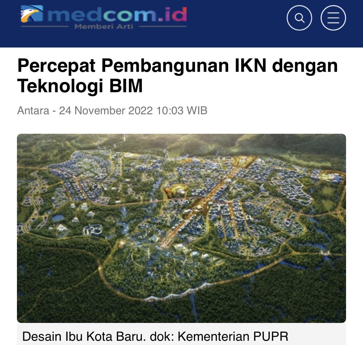 Yang banyak orang gak tau soal Ibu Kota Negara Nusantara.

A Thread,.. 

Pembangunan Ibu Kota Negara (IKN) Nusantara akan menggunakan teknologi Building Information Modeling (BIM). Apa itu BIM? Sederhananya, BIM adalah metodologi digital yang memanfaatkan data ke dalam sebuah