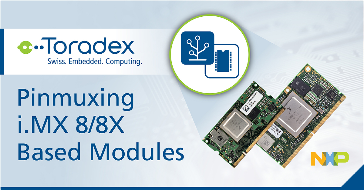 Toradex's tweet photo. Having trouble with pinmuxing for https://t.co/nHQ7vmMbut 8/8X-based modules? Our article guides you on using Device Tree nodes to effectively configure the pins: https://t.co/iBcrmkv2tC
#Pinmuxing #SoCs #ColibriiMX8X #iMX8X #ApalisiMX8 #iMX8 #NXP #NXPPartner https://t.co/klzqSFwfdL