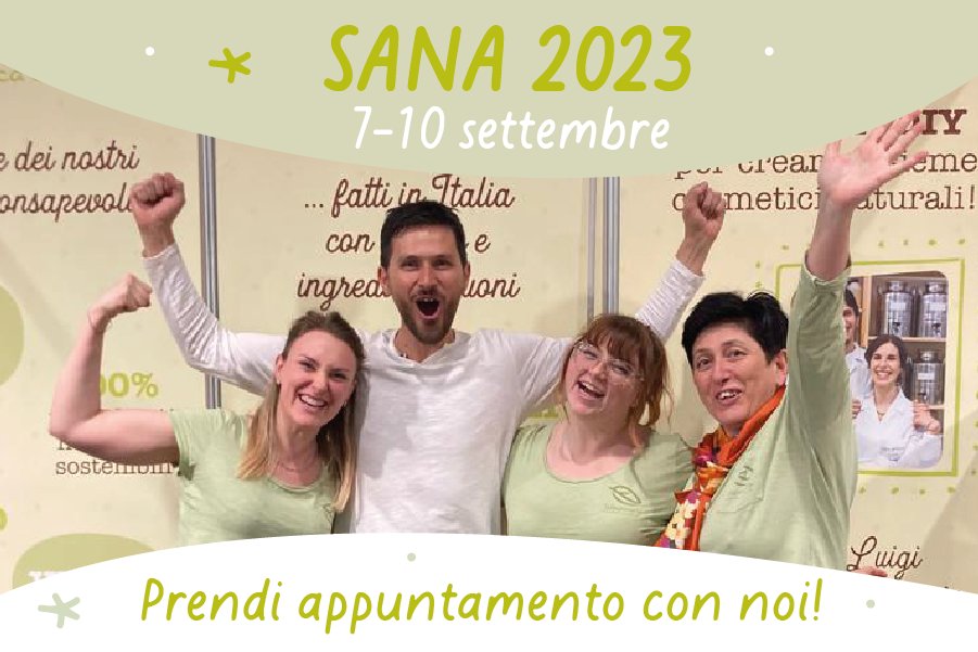 Saremo al Sana, la fiera del bio di Bologna, dal 7 al 10 settembre. Hai un negozio, un'erboristeria, una bioprofumeria? Prendi appuntamento con noi, abbiamo un'offerta speciale per te!
Prendi appuntamento qui: hubs.li/Q020wFS30 #sana #sana23