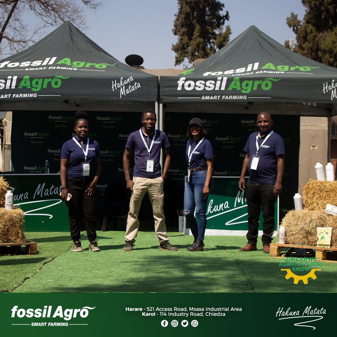Day 2 Snippets from the Fossil Agro Stand at the Zimbabwe Agricultural Show 2023.

If you haven't visited our Stand Hurry Quickly, You may get an Early Bird Gift!!!

#FossilAgro #SmartFarming #HakunaMatata #ZAS2023 #ZimAgricShow