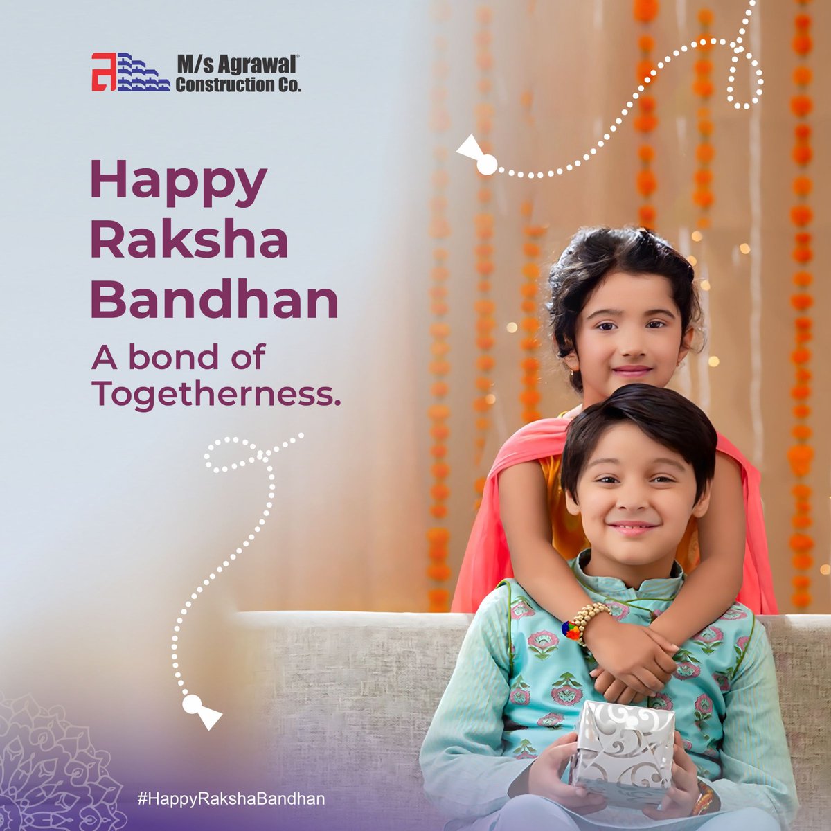 sagerealtyindia's tweet photo. Celebrating Raksha Bandhan with M/s Agrawal Construction Co. where Health, Happiness, and homes unite. Wishing you a joyous and meaningful #HappyRakshaBandhan filled with love and togetherness! https://t.co/GVgjCf8QNq