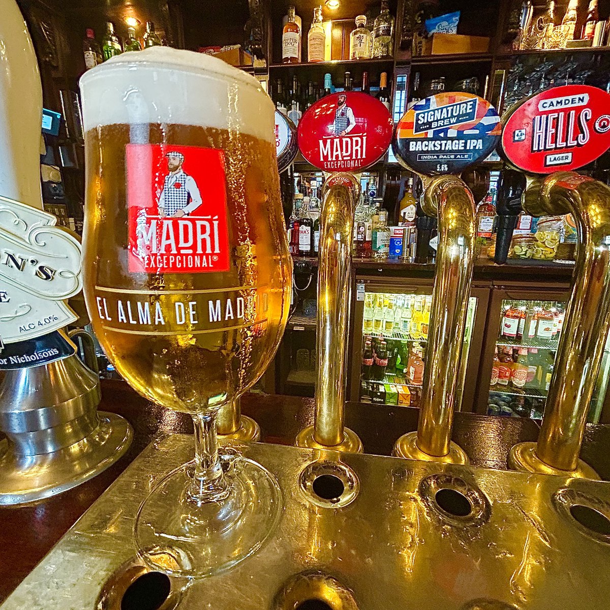⚠️Perfect Pint Alert ⚠️

Have You Had A Long Day At Work? 
Come Enjoy Our New Spanish Beer On Tap!

🇪🇸 Madri Exceptional 🇪🇸