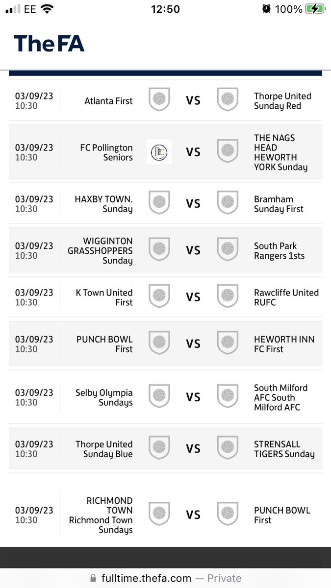 York Sunday Morning League (@timcladysml) on Twitter photo Sunday Morning football returns to York this weekend!
Division One Champions <a href="/HaxbyTownFC/">Haxby Town F.C</a> welcome Division Two champions Bramham FC for the curtain raiser.
Local games to be found as far and wide as York, Knaresborough, Selby and Pollington if you fancy getting out on Sunday. Sunday Morning football returns to York this weekend!
Division One Champions <a href="/HaxbyTownFC/">Haxby Town F.C</a> welcome Division Two champions Bramham FC for the curtain raiser.
Local games to be found as far and wide as York, Knaresborough, Selby and Pollington if you fancy getting out on Sunday.