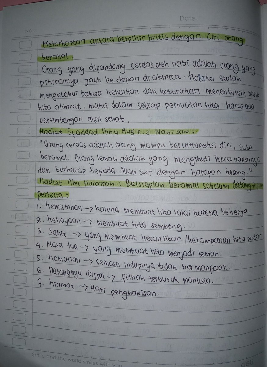 nidinoy's tweet photo. Rangkuman agama islam kelas 12 semester 1 bab menghidupkan nurani dan berpikir kritis https://t.co/Z2XJPZbTAl