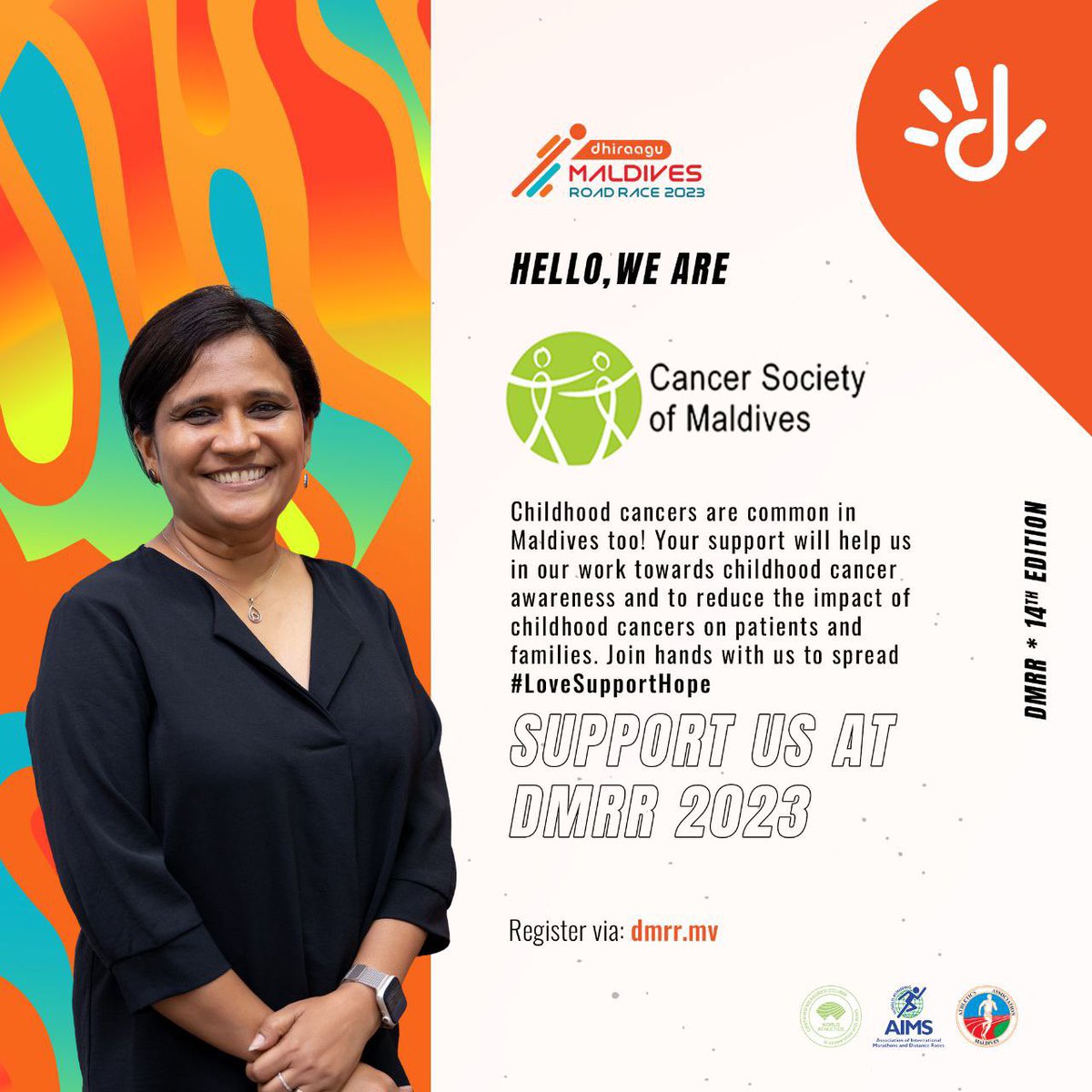 CancerSocietyMV's tweet photo. Nominate #CSM and register to join hands with us to spread #LoveSupportHope
https://t.co/FQxkVKN500
Your support will help us in our work towards childhood cancer awareness and to reduce the impact of childhood cancers on patients and families.
ποΈ https://t.co/GQrLB1gaYu