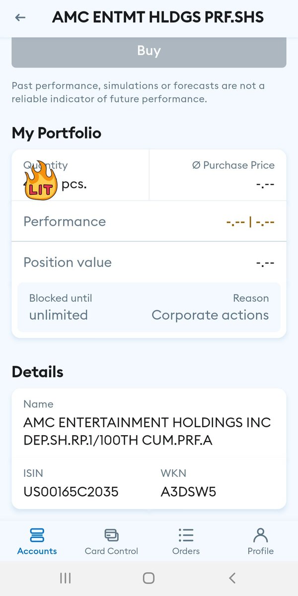 Daniel_Stockna's tweet photo. @rieger1969 DKB didn't convert all my shares to AMC new.They said they did.Seems they cant locate 2/3 of my APE shares.They are shown without value and price now. It also says"blocked until unlimited"due to corporate actions. They also dont know about the 1 for 7,5. Sent them the 8k $AMC https://t.co/UmkPNV4Sq5
