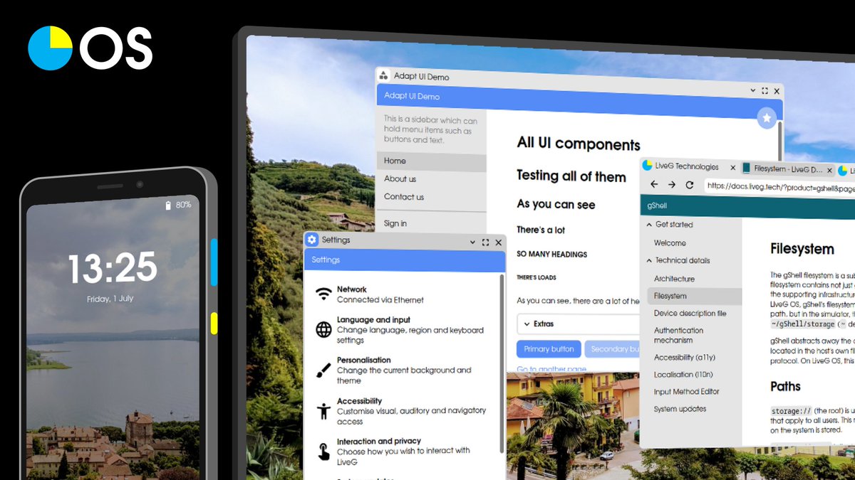 LiveGTech's tweet photo. 🖥️💻📱 Introducing LiveG OS V0.2.0, now available for you to download for the #PinePhone, #RaspberryPi and other devices!

Learn more about the new features in our blog post: https://t.co/qu9CTJWiL3

Download and try it out now: https://t.co/NqO2on97Px

#LiveGOS #TeamLiveG https://t.co/1YOHaz2u0j