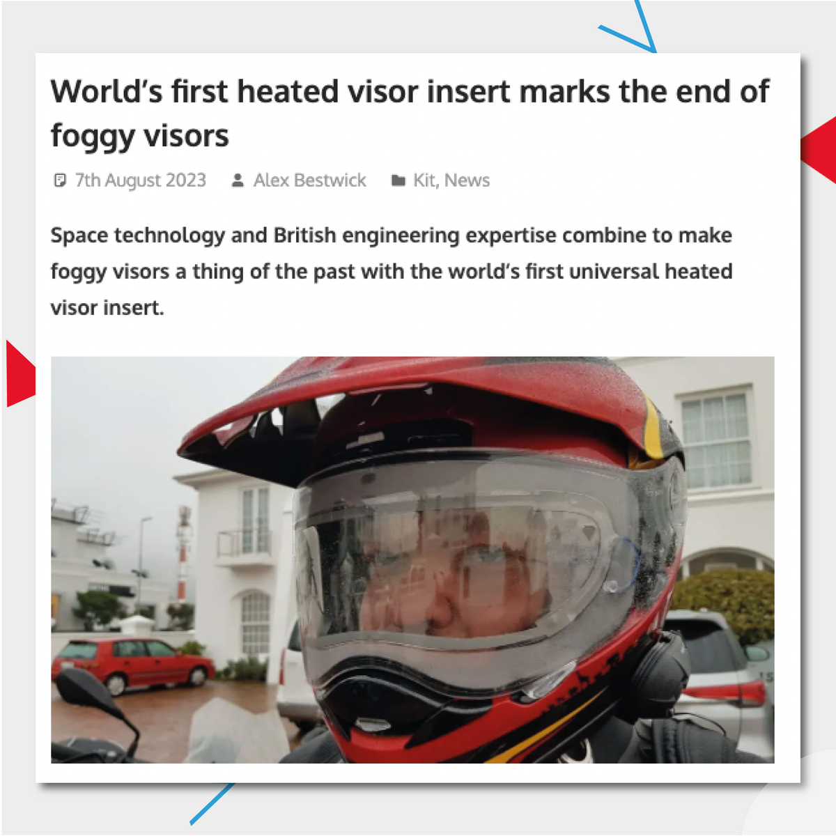 Diamondcoatings's tweet photo. Another great feature! 🤩 Thank you @fastbikesmag!  🙌

#fastbikesmag #heatedvisor #motorcyclenews #motorcyleproducts #VISIN https://t.co/gdNaW03cE2