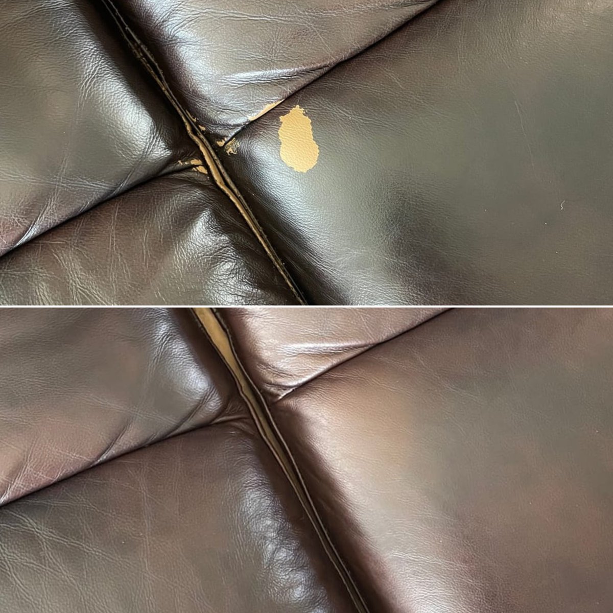 Say goodbye to scuffs, scratches and colour loss 👋

Use our Leather Repair Paint for quick and simple repairs to all your leather furniture, car seats and accessories.

✅Extremely flexible
✅ Hard wearing
✅Scuff resistant

Buy online at furnitureclinic.co.uk/leather-repair…