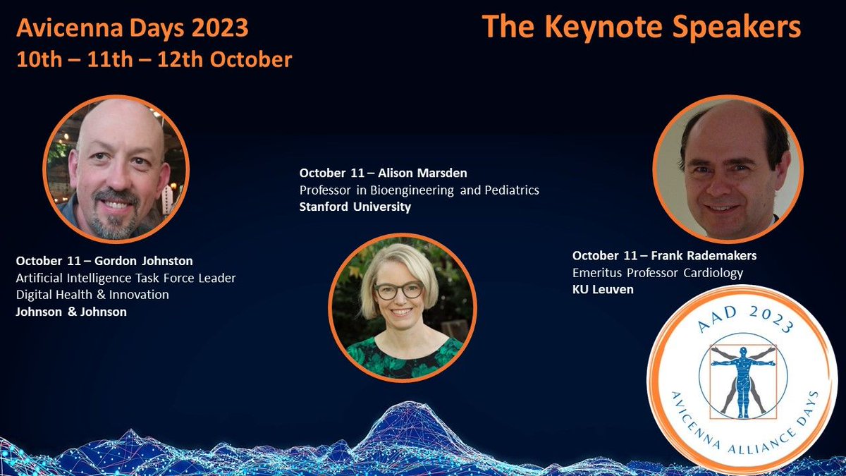 🗓Save the date: Oct 11!

AvicennaDays2023 aim to elevate the conversation around #insilico healthcare methods with a focus on  building reliable models. 

Engage with #regulators #scientists & industry leaders to shape the future of #healthcare #AAD2023

eventbrite.be/e/avicenna-day…