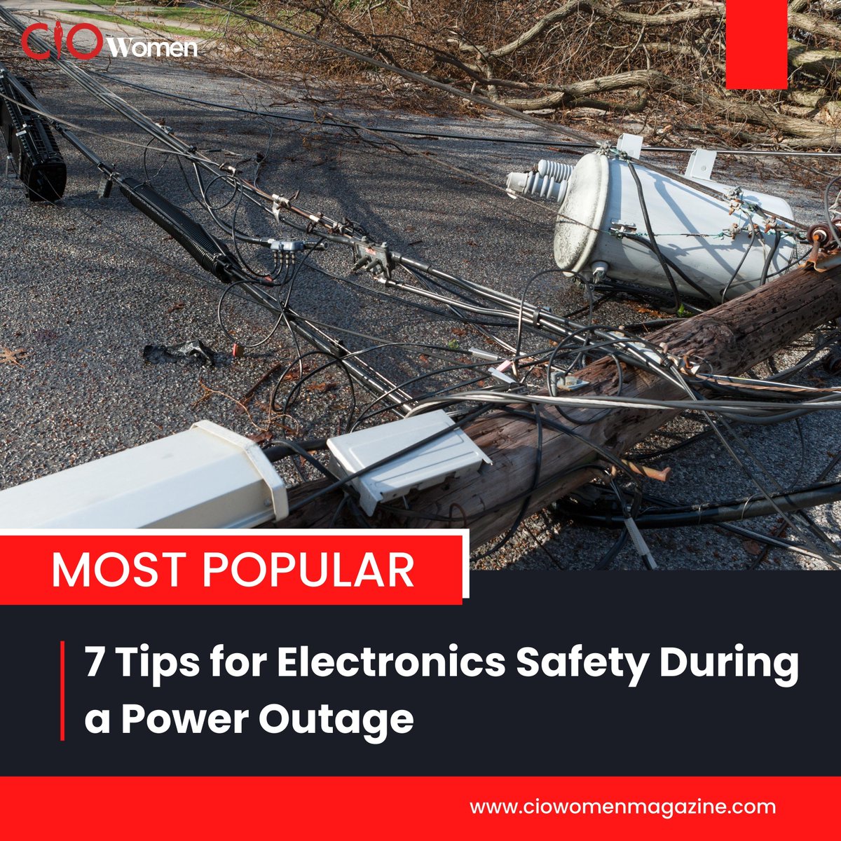 Stay plugged into safety! ⚡️ When the lights go out, keep your electronics protected with these 7 essential tips for electronics safety during a power outage.
Read more: ciowomenmagazine.com/electronics-sa…
#PowerOutageSafety #TechProtection #StayConnected #ElectronicsSafety #electronics