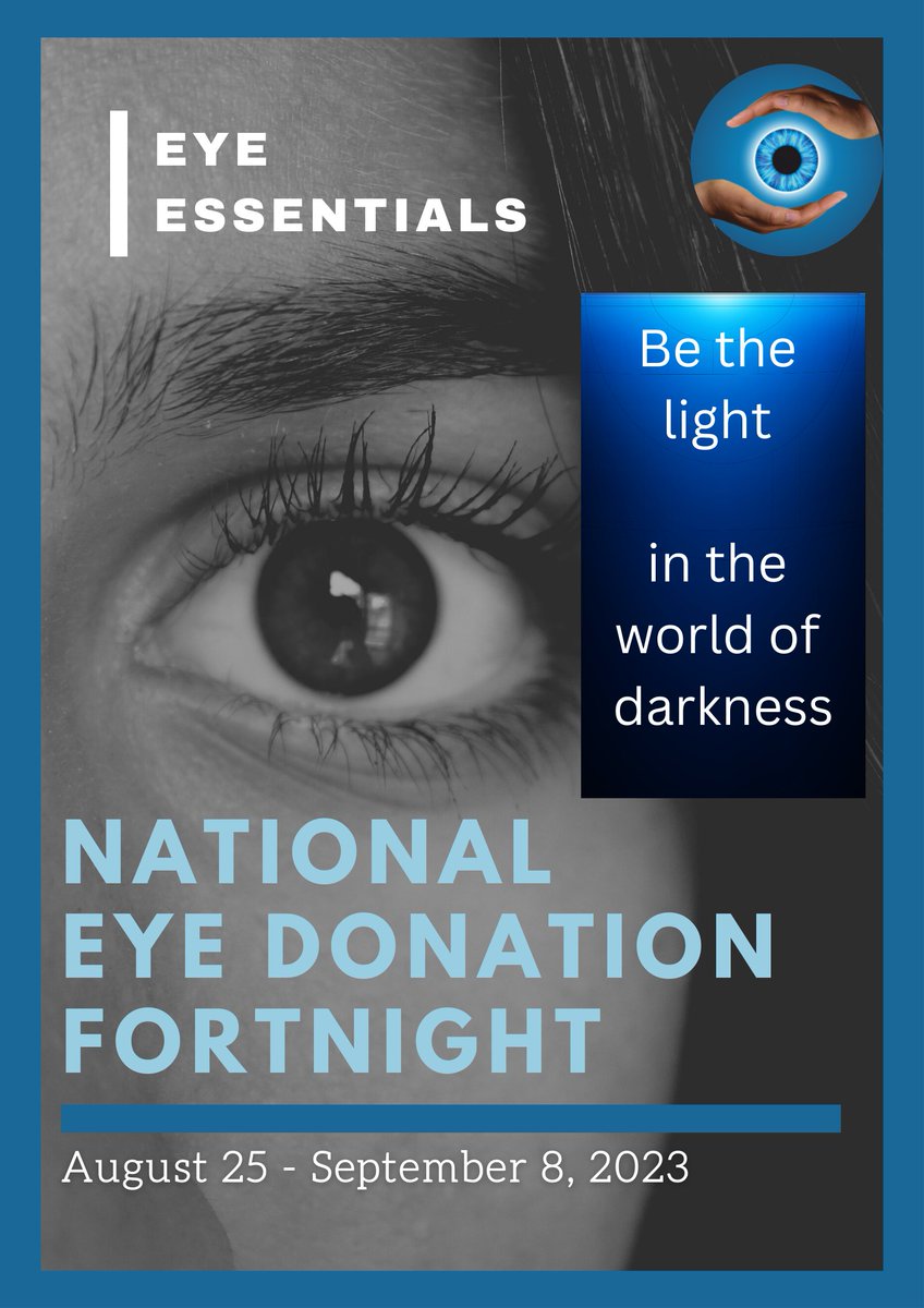 National Eye Donation Fortnight August 25, 2023 to September 8, 2023

#nationaleyedonationfortnight #awareness #pledge #eyedonation #bethelightinthedarkness #eyeessentials #ghatkopareast #drkalpeshshah #ophthalmologist #ophthalmology