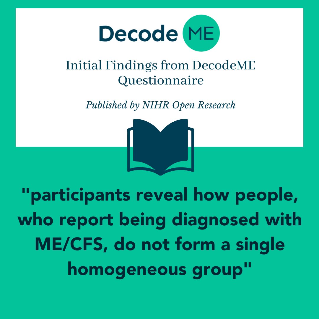 DecodeMEstudy's tweet photo. #DecodeME is still recruiting participants whose questionnaire and DNA data will help us understand even more about #MECFS and identify biological causes of the illness. 

Sign up: https://t.co/vrS2RACAQJ 

Read some initial results:  https://t.co/kaZ83SpIbC https://t.co/UxoGDAFgiO
