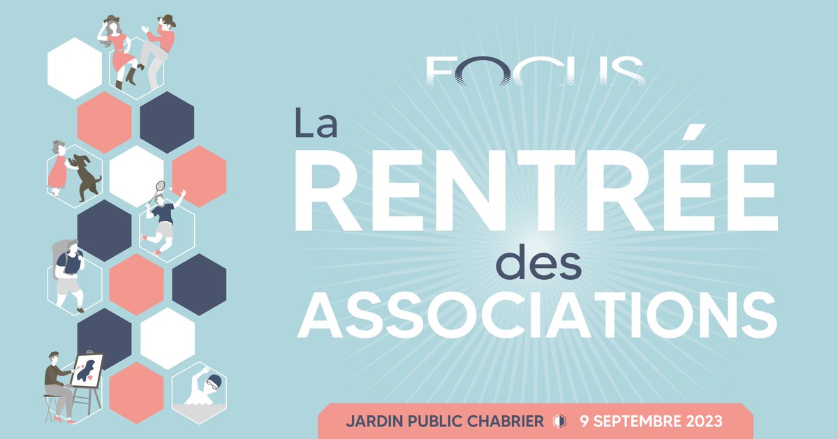 La journée dédiée à la mise en lumière des activités associatives ambertoises continue de prendre de l’ampleur. 68 #associations et institutions seront présentes pour cette rentrée 2023.
🗓️Sam. 9 sept. de 10h à 17h
🌳Jardin public Chabrier - Bd Henri IV
ℹ️bit.ly/3qVebNe