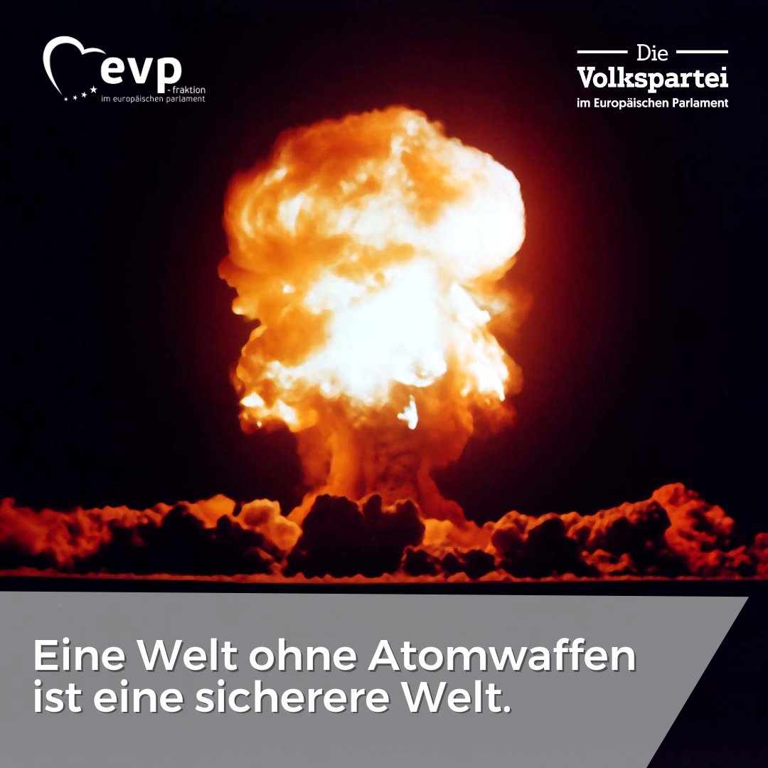 OEVPinEuropa's tweet photo. Der heutige Internationale Tag gegen Kernwaffentests erinnert an unsere globale Verantwortung für eine sichere Welt zu sorgen. Alle Länder müssen das umfassende Verbot #ComprehensiveTestBanTreaty ratifizieren. Das ist eine Priorität für 🇦🇹 und 🇪🇺.
#NoNuclearTests https://t.co/04KfojT8ku