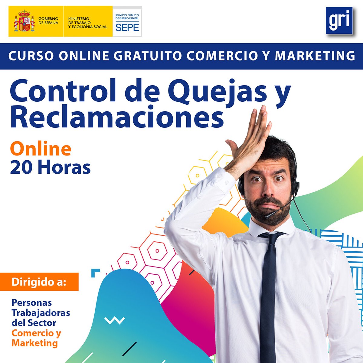 𝗖𝗼𝗻𝘃𝗶𝗲𝗿𝘁𝗲 𝗹𝗮𝘀 𝗼𝗽𝗼𝗿𝘁𝘂𝗻𝗶𝗱𝗮𝗱𝗲𝘀 𝗲𝗻 𝗻𝗲𝗰𝗲𝘀𝗶𝗱𝗮𝗱𝗲𝘀 ¡𝗖𝘂𝗿𝘀𝗼 𝟭𝟬𝟬% 𝗼𝗻𝗹𝗶𝗻𝗲!

✔️Dirigido a trabajadores ocupados sector Comercio y Marketing 📷Gratuito📷#SEPE

cursos.e-gri.com/cursos-gratuit…