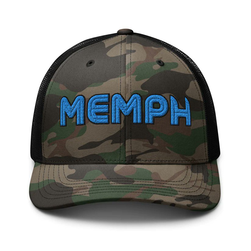 TNSoccerMerch's tweet photo. 🔥 New Hat Drop Alert! 🧢⚽ Excited to unveil our latest CAMO Trucker Hat collection!   Whether you're repping #Memphis, #Nashville, #Chattanooga, or #Knoxville, show off your city pride and your love for soccer!  #TennesseeSoccer #SoccerStateStyle 🥅

https://t.co/t5pexY0AP6 https://t.co/WzkzLz3KQs
