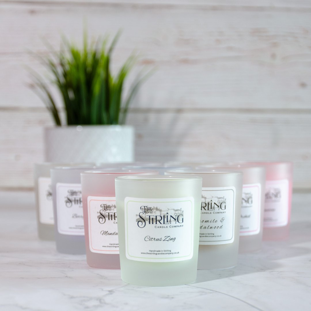 Our 9cl, small candle offers a rich scent, with at least 20 hours of burn time.

'Richly scented, made with love and care'

#thestirlingcandlecompany #ShopLocal #ScottishCandles #ukmakers #SoothingScents  #handmadecandles #visitstirling #candles #crueltyfree #mhhsbd