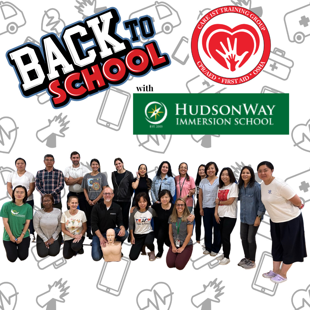Private On-Site CPR/AED & First Aid Class at Hudson Way Immersion School in Sterling, NJ! 

#CPRTraining #CommunitySafety #SchoolSafety #aed #cpr #care1sttraininggroup #care1stcpr #onsitetraining