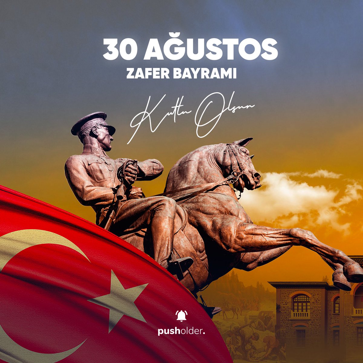 Özgürlüğümüzün ve bağımsızlığımızın zaferi olan 30 Ağustos Zafer Bayramı kutlu olsun.