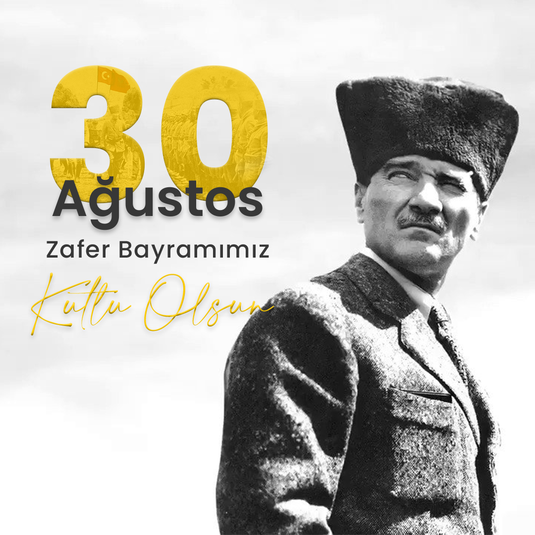 Bize zaferi armağan eden Ulu Önderimiz Mustafa Kemal Atatürk’ü ve tüm kahramanlarımızı saygı ve minnetle anıyoruz. 30 Ağustos Zafer Bayramımız kutlu olsun.

#QuazConcept #30AğustosZaferBayramı