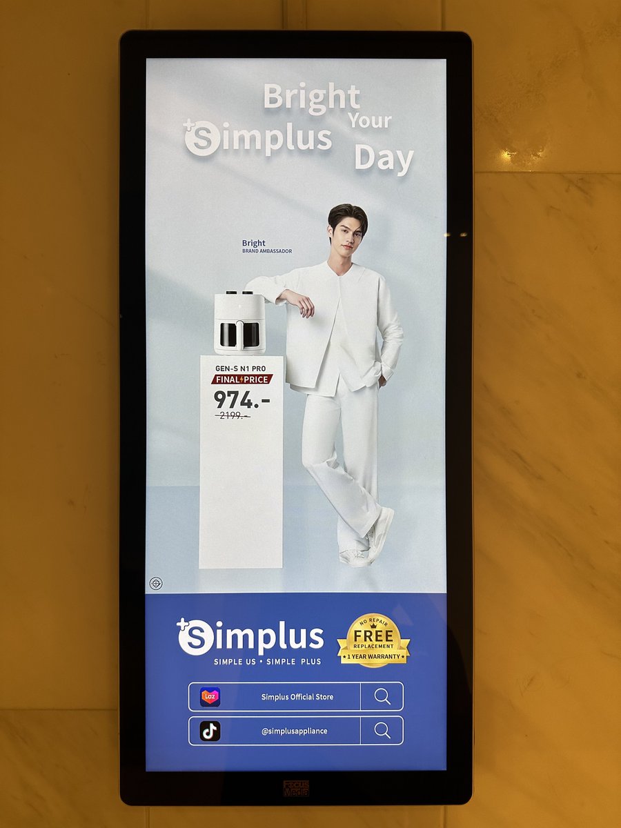 thailandisnuma's tweet photo. ชีวิตของฉันอยู่กับ Simplus&Bright เสมอ🤍(แต่ขอโทษที่ยังไม่มี air fryer นะคะ😂🙏)
#Simplus #simplusxbright #SimplusTH #simplusunboxing #haveabrightday #BrightYourSimplusDay #Bbrightvc https://t.co/bAjqaZpM28