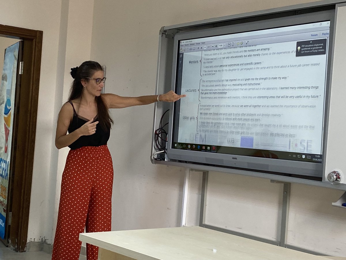 MartaRomeroAri1's tweet photo. Making a difference on girls’ STEM identity through science summer camps with female scientists acting as role models. Thank you to the EC for funding the GEM project!@ICSE_freiburg https://t.co/4eQVpAexnS