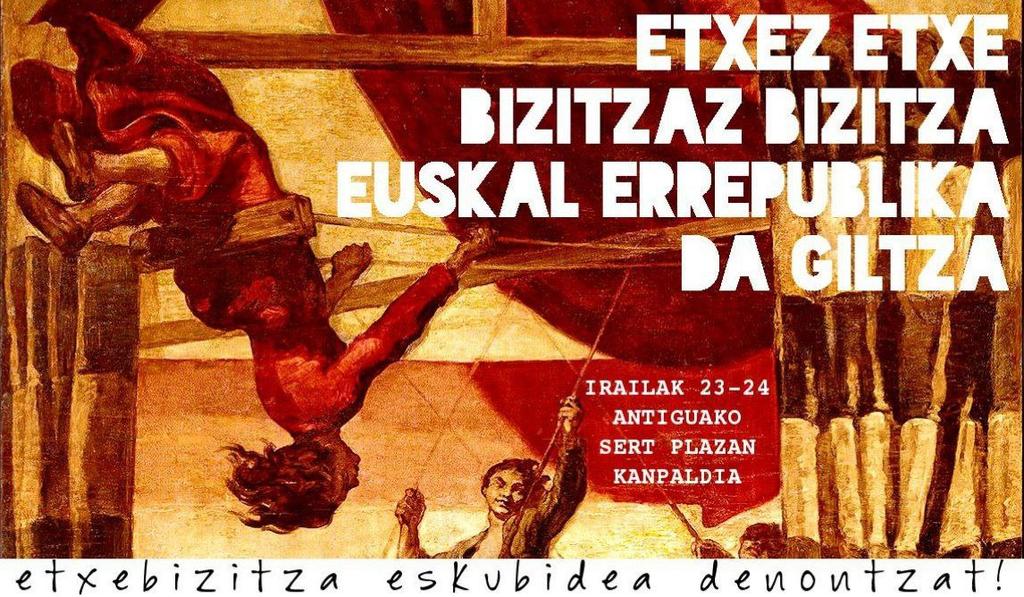 ehunduz's tweet photo. Espekulazioaren aurka Lapurdi blokeatu dute.
Salerosketen prezioen kontrola, etxebizitza eskubidea eta laborantza lurren errespetua #Euskalerrepublika.ren eskutik etorriko da.
Irailak 23-24ean Donostiako Sert plazan kanpaldia eta egitarau mardula.
📸: Ostia https://t.co/8mwaHGl6R9