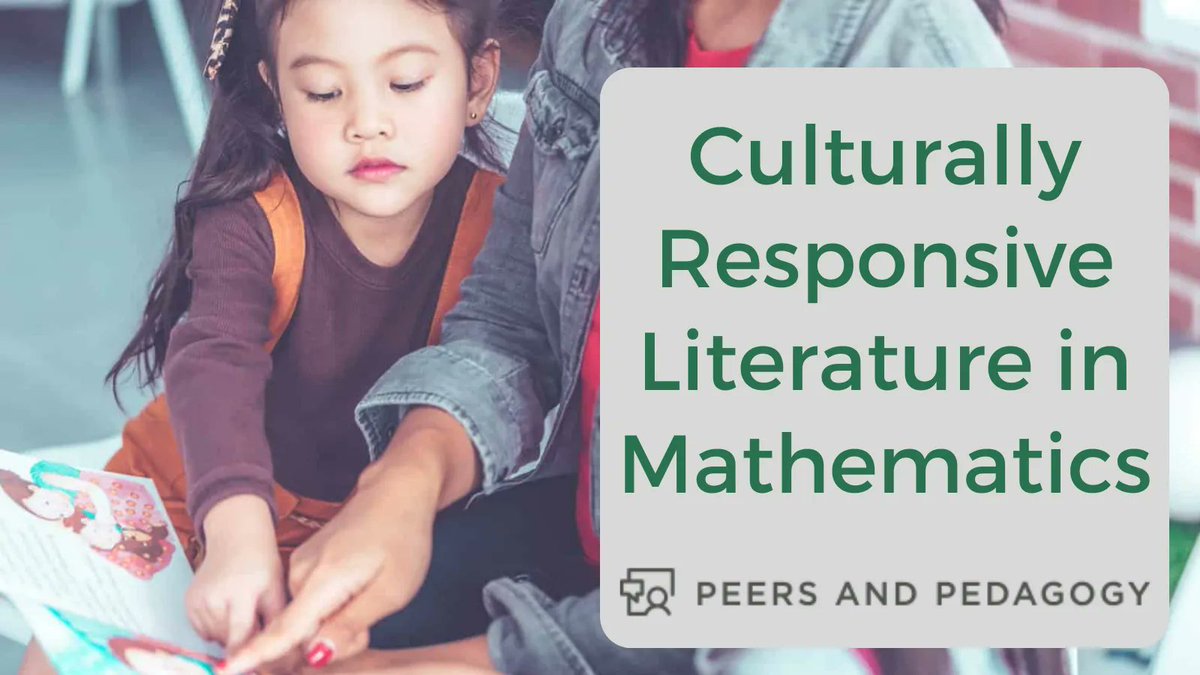 In this Peers and Pedagogy post, @JessicaTilli1 shares how to make sure marginalized students are reflected in the mathematics curriculum. She also shares a list of books (in the comments) that may be useful to other educators. Read it here: bit.ly/3AADKlx #iteachmath