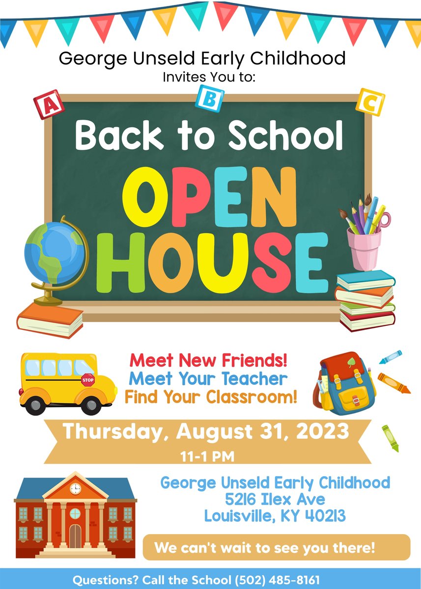 UnseldLearns's tweet photo. We can't wait to see our new scholars at our Open House this Thursday August 31st from 11:00-1:00. https://t.co/ZqZPKZ506L