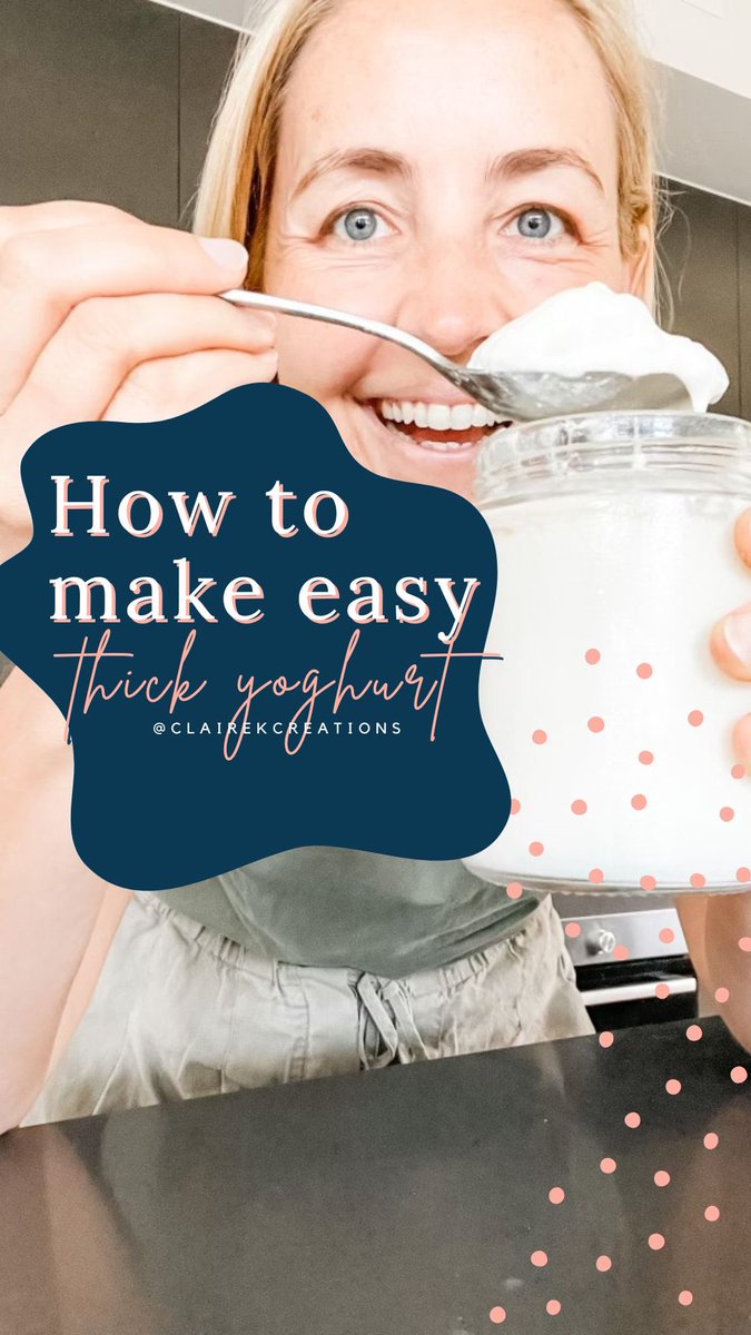 All you need is milk &amp; a little yoghurt as a ‘starter.’ 

We’ll show you how in our 10 min workshop.

thenaturallifeacademy.com/products/how-t…

It’s so much cheaper than store-bought (especially if you like #organic ).

A few mins hands-on = a month of yoghurt. #yoghurt #homemade #madefromscratch