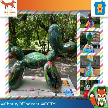 #COTY 

It’s #CharityTuesday, and sadly it is the last week of our @Julias_House @BigDogArtTrail in #Swindon! 

Have you been on the trail? How many of the #SwinDogs have you found? Which is your favourite? 

Share you photos with us! 

#FreeTrail
#ChildrenHospice 
#Charity
