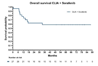 DrHKantarjian's tweet photo. Now out in @Ajhematology reporting Ph II trial of CLIA +/-Sorafenib in newly diagnosed #AML.  With a median F/U of 76 months, CR/CRi Overall was 83% (74% MRD neg) &amp; 4-yr OS of 57%; Among FLT3-ITD, CR/CRi was 95% (81% MRD neg), w/ 5-yr OS of 59%. https://t.co/clYbZAqKSf @TapKadia https://t.co/Mzo9SJhqZH