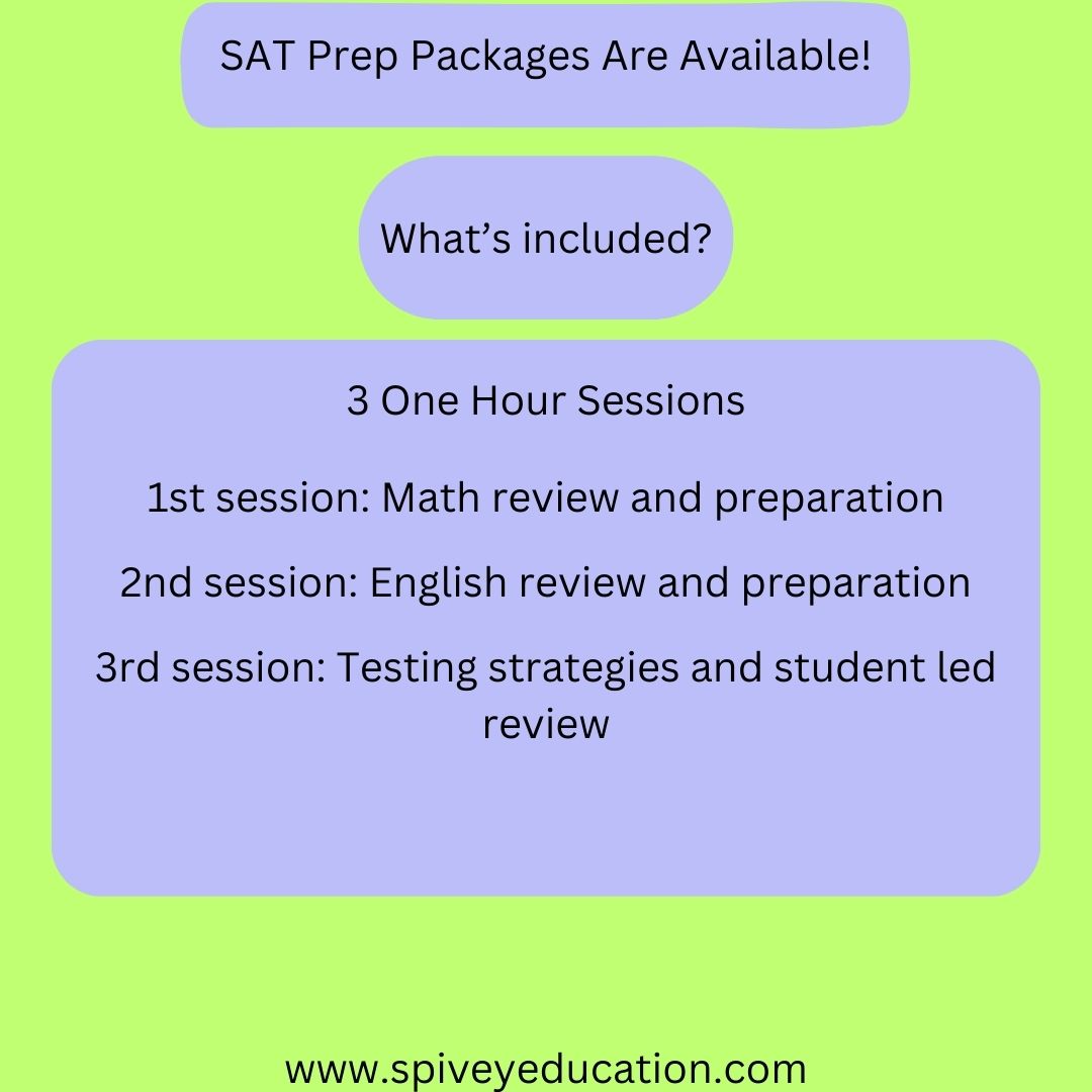 SpiveyEducation's tweet photo. The SAT can be overwhelming at first, but we're here to build up confidence in students' test taking abilities! #spiveyeducation #onlinetutoring #tutoring #teaching #education #tutoringservices #privatetutoring #satprep #satprepcourse #tuesdaythoughts https://t.co/1esfFUeF9G