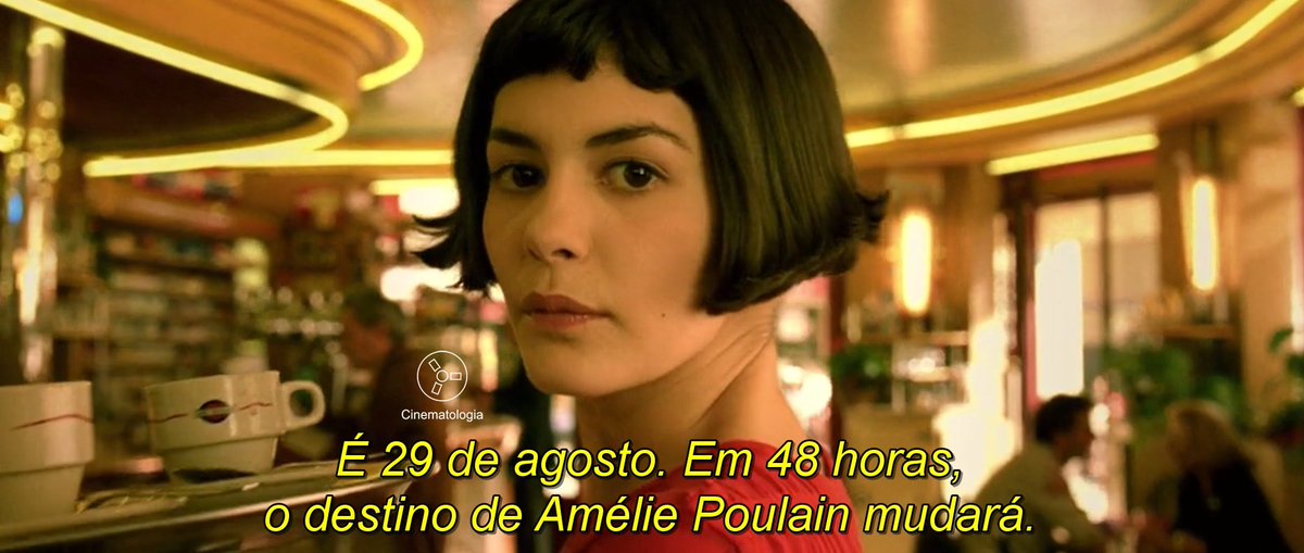 cinematologia's tweet photo. O Fabuloso Destino de Amélie Poulain (2001) de Jean-Pierre Jeunet. https://t.co/1zgYapdEop