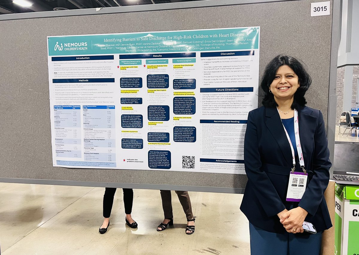 @Nemours @shubhi_srivas @Drcpizarro @8thWCPCCS2023 highlighting our work on #safedischarges #PatientCare